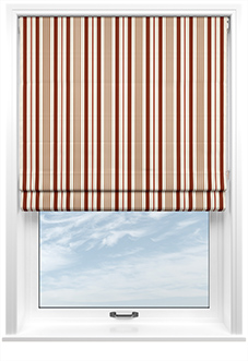 The British Stripe Co. George, Teignbridge No.1 - Twist&Fit Roman Blind